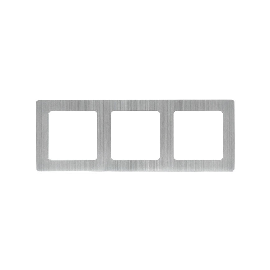 Aigostar - Dreifachrahmen aus Aluminium, silber