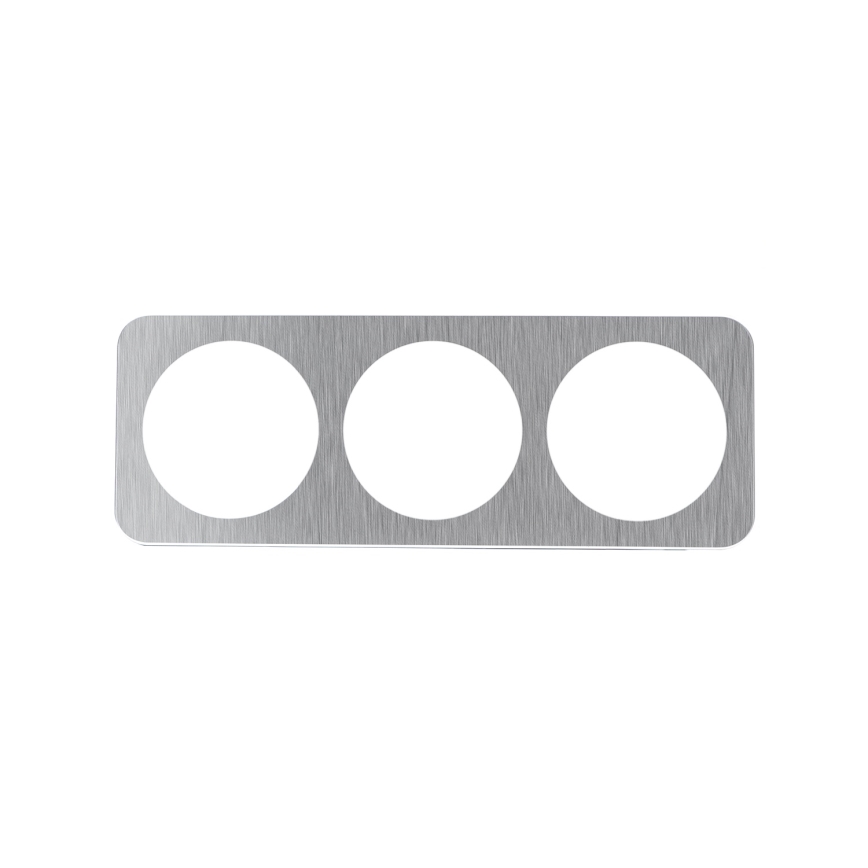 Aigostar - Dreifachrahmen aus Aluminium, silber