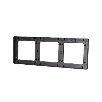 Aigostar - Dreifachrahmen aus Aluminium, schwarz