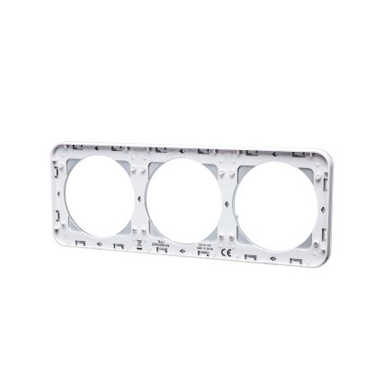 Aigostar - Dreifach-Fotorahmen mit Glas, weiß