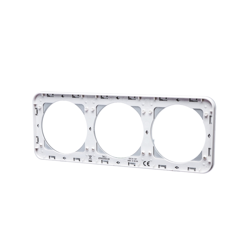 Aigostar - Dreifach-Fotorahmen mit Glas, weiß