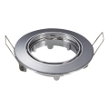 Aigostar - Einbauring für Einbauleuchte GU10, Durchmesser 8,2 cm, glänzender Chrom