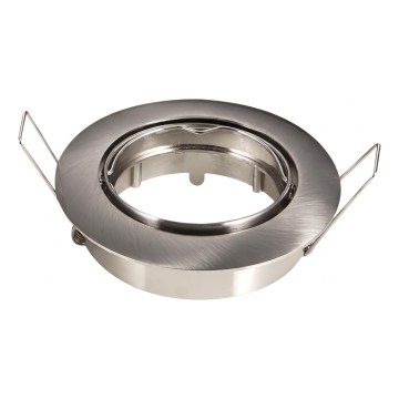 Aigostar - Einbauring für GU10-Einbaustrahler Ø 8,2 cm mattchrom