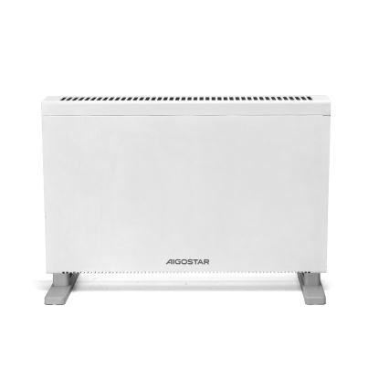 Aigostar - Elektrischer Direktheizer/Konvektor mit LCD-Display ECO/1250/2000W/230V + Fernbedienung