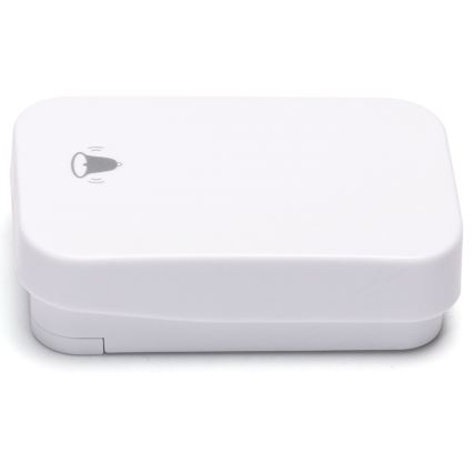 Aigostar - Kabellose Steckdosen-Türklingel 1Z 230V IPX4 weiß