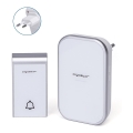 Aigostar – Kabellose Türklingel für Steckdosen 230 V/12 V, IP44, Weiß