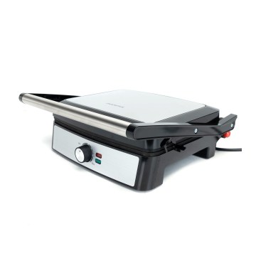 Aigostar - Kontaktgrill 2200W/230V schwarz/Edelstahl