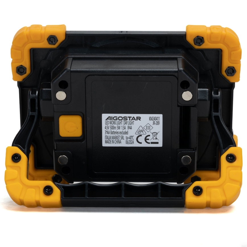 Aigostar - LED-Arbeitsleuchte LED/5W/3xAA 6500K IP44