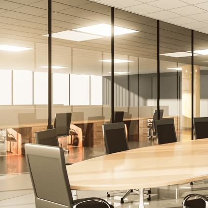 Aigostar - LED-Aufbauleuchte 28W/230V High Efficiency UGR19 3000K 59,5x59,5 cm