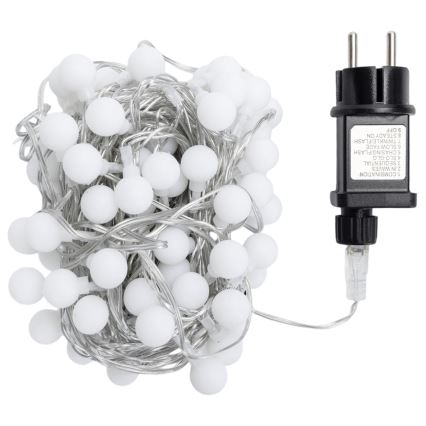 Aigostar - LED-Lichterkette für den Außenbereich, 100 LEDs / 8 Funktionen, 10 m, IP44, warmweiß