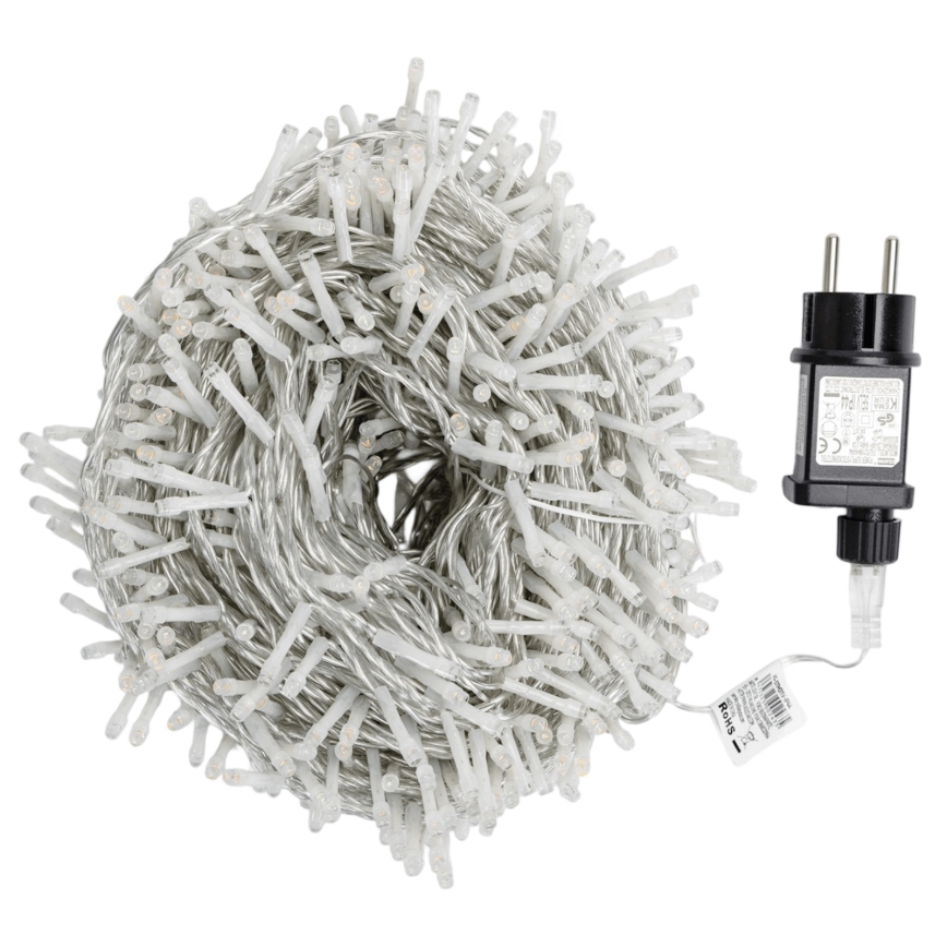 Aigostar - LED-Außen-Lichterkette 1000 LEDs / 8 Funktionen 53 m IP44 mehrfarbig