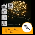 Aigostar - LED-Außen-Lichterkette 100xLED/8 Funktionen 8m IP44 warmweiß
