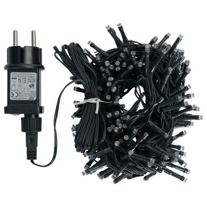 Aigostar - LED Außen-Weihnachtslichterkette 200xLED/8 Funktionen 13m IP44 kaltweiß