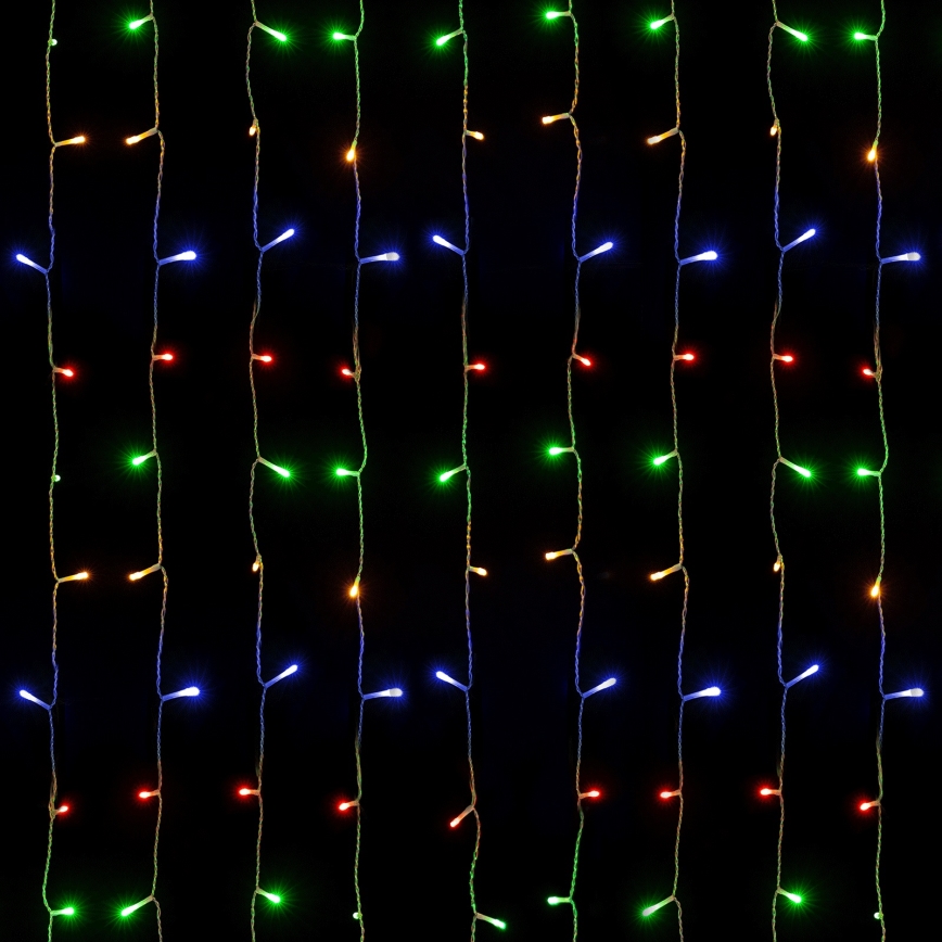 Aigostar - LED-Außen-Lichterkette 234xLED/8 Funktionen 1,2x1,8 m IP44 mehrfarbig