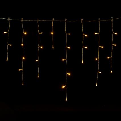 Aigostar - LED-Außen-Weihnachtskette 300xLED/8 Funktionen 3xAA 18x0,6 m IP44 warmweiß