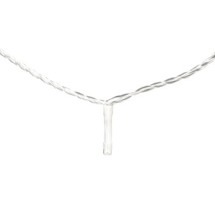 Aigostar - LED-Außen-Lichterkette 50 LEDs/8 Funktionen 8m IP44 kaltweiß