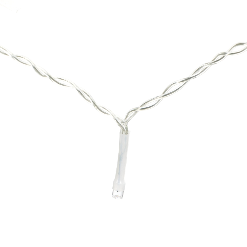 Aigostar - LED-Lichterkette für den Außenbereich 120 LEDs/6 W/230 V/8 Funktionen 3×0,6 m IP44 kaltweiß + Fernbedienung