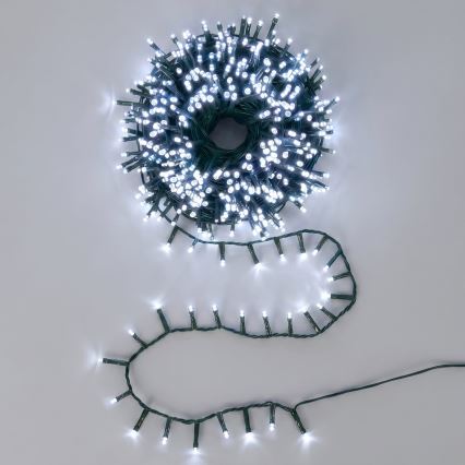 Aigostar - LED Außen-Weihnachts-Lichterkette 1500xLED/8 Funktionen 33m IP44 kaltweiß