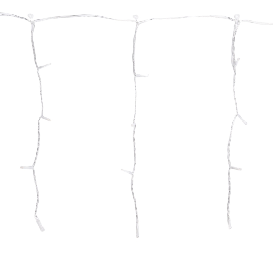 Aigostar - LED Außen-Weihnachts-Lichterkette 200xLED/8 Funktionen 10x0,4m IP44 warmweiß