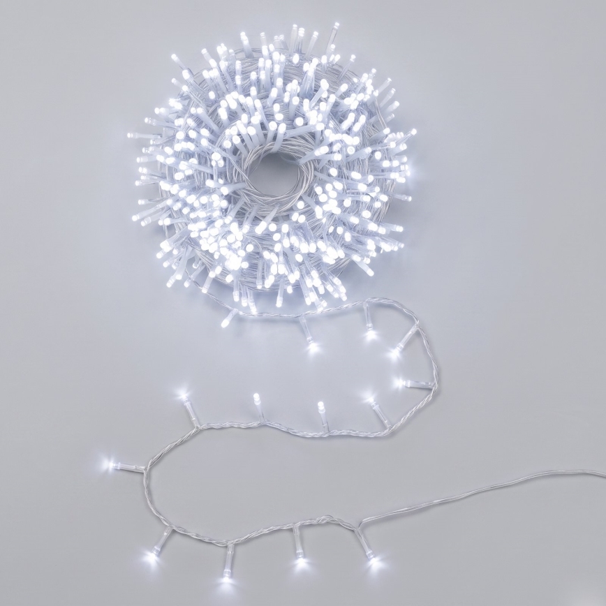 Aigostar - LED-Außen-Weihnachts-Lichterkette 2000 LEDs / 8 Funktionen, 103 m, IP44, kaltweiß