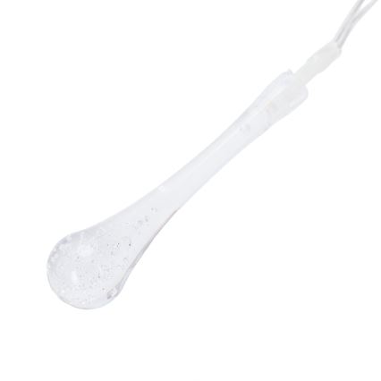 Aigostar - LED Außen-Lichterkette 25xLED/8 Funktionen 3xAA 2,5 m IP44 warmweiß Tropfen