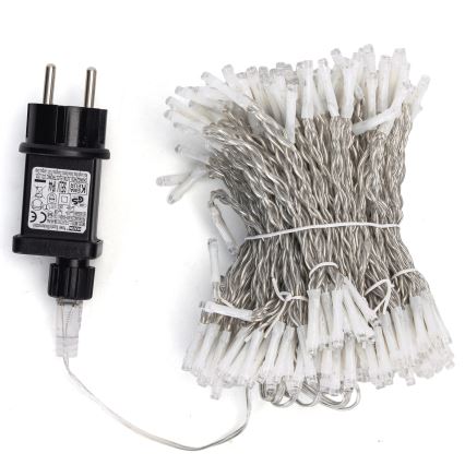 Aigostar - LED-Außen-Lichterkette 288 LEDs/8 Funktionen 1,5x1,8m IP44 kaltweiß