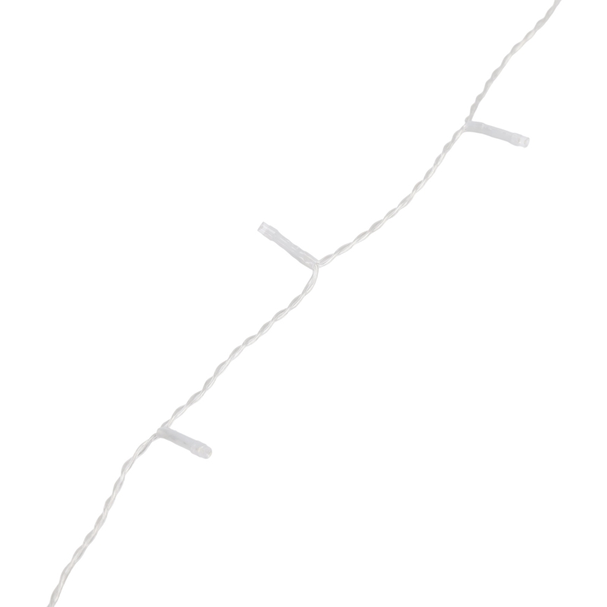 Aigostar - LED-Weihnachtslichterkette für den Außenbereich 300 LEDs / 8 Funktionen 3 x 1 m IP44 kaltweiß + Fernbedienung