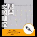 Aigostar - LED-Außen-Weihnachts-Lichterkette 400xLED/8 Funktionen 23x0,4m IP44 warmweiß