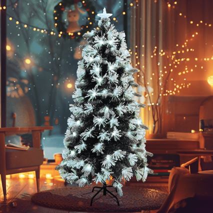 Aigostar - LED-Weihnachtsbaum für den Außenbereich 205 LEDs / 8 Funktionen 1,8 m IP44 kaltweiß