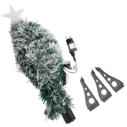 Aigostar - LED-Weihnachtsbaum für den Außenbereich, 55 LEDs / 8 Funktionen, 0,6 m, IP44, kaltweiß