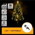 Aigostar - LED-Außen-Weihnachtsbaum LED/6W/230V 180 cm IP44 warmweiß