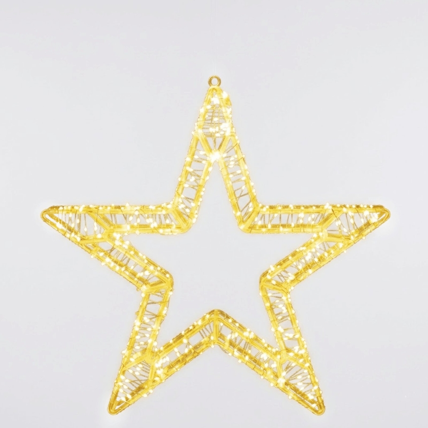 Aigostar - LED Weihnachtsdekoration für den Außenbereich 540xLED/6W/230V IP44 warmweiß 45cm Stern