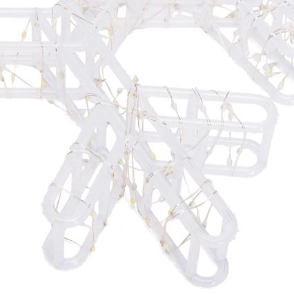 Aigostar - LED Weihnachtsdekoration für den Außenbereich 540xLED/6W/230V 43 cm IP44 warmweiße Schneeflocke