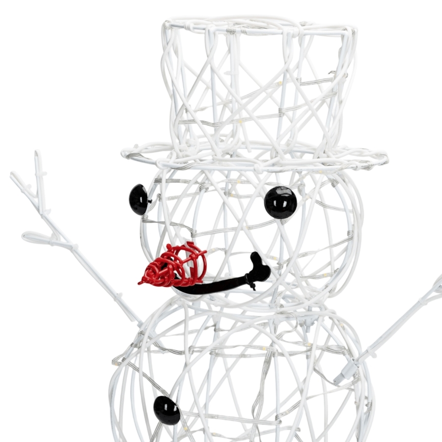 Aigostar - LED-Weihnachtsdekoration für den Außenbereich LED/3,6 W/31 LEDs/230 V 2700 K 90 cm IP44 Schneemann