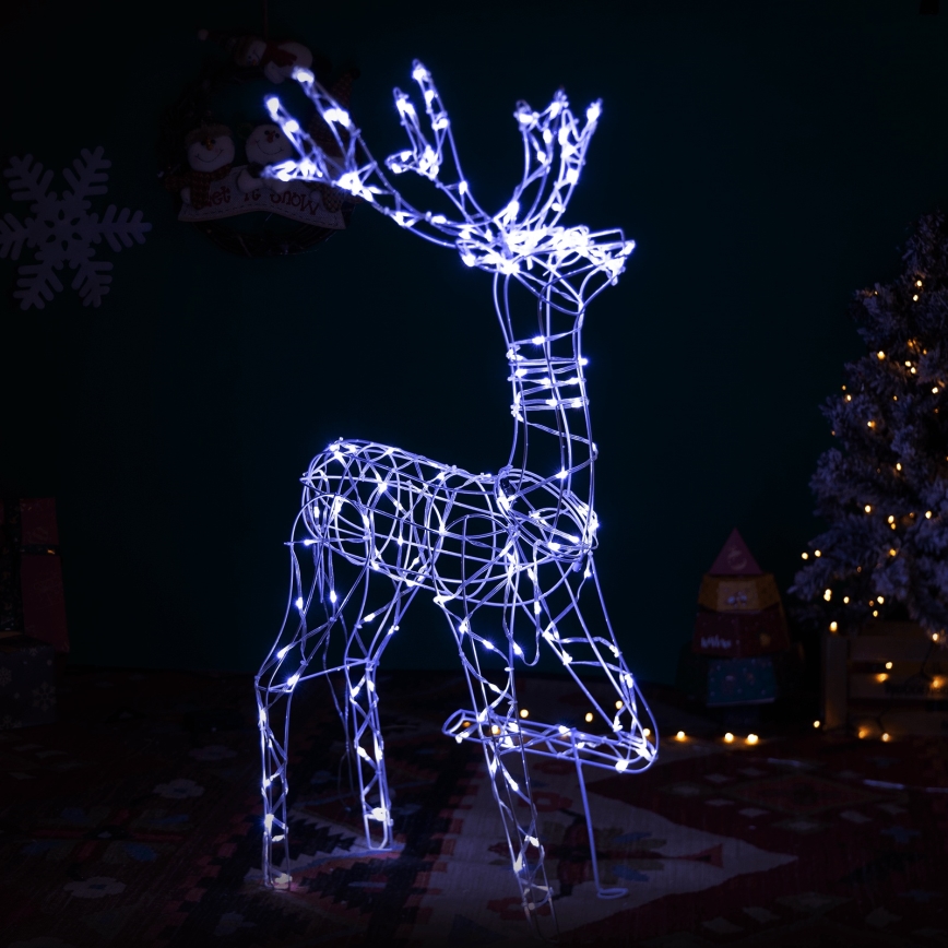 Aigostar - LED Außen-Weihnachtsdekoration LED/3,6W/31/230V 6500K 75 cm IP44 Rentier