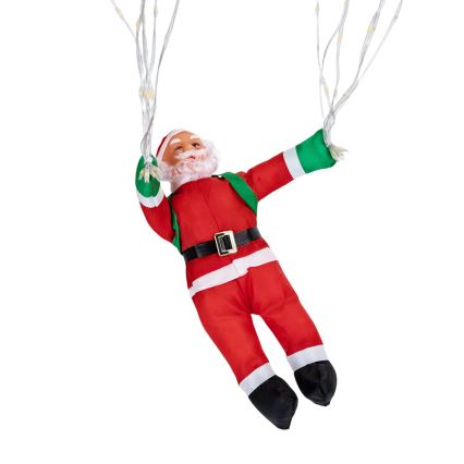 Aigostar - LED-Außen-Weihnachtsdekoration LED/3xAA IP44 Weihnachtsmann