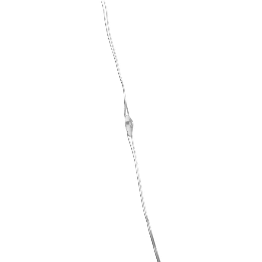 Aigostar - LED-Außen-Weihnachtslichterkette 150xLED/8 Funktionen/3xAA 15,3m IP44 kaltweiß