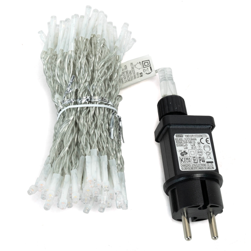 Aigostar - LED-Lichterkette für den Außenbereich 300xLED/8 Funktionen 3x1m IP44 warmweiß + Fernbedienung