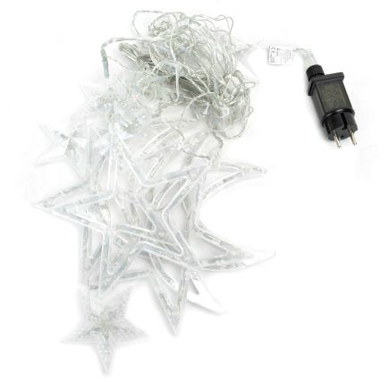 Aigostar - LED Außen-Weihnachtslichterkette 120xLED/6W/230V/8 Funktionen 3x0,6m IP44 kaltweiß + Fernbedienung