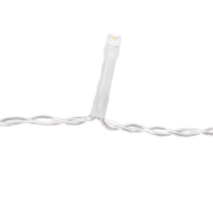 Aigostar - LED-Außen-Weihnachtslichterkette 200 LEDs/8 Funktionen 3xAA 13x0,6 m IP44 mehrfarbig