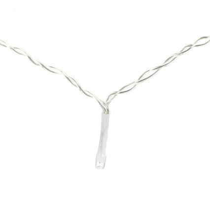 Aigostar - LED-Außen-Weihnachtslichterkette 200xLED/8 Funktionen 3xAA 5x2m IP44 warmweiß