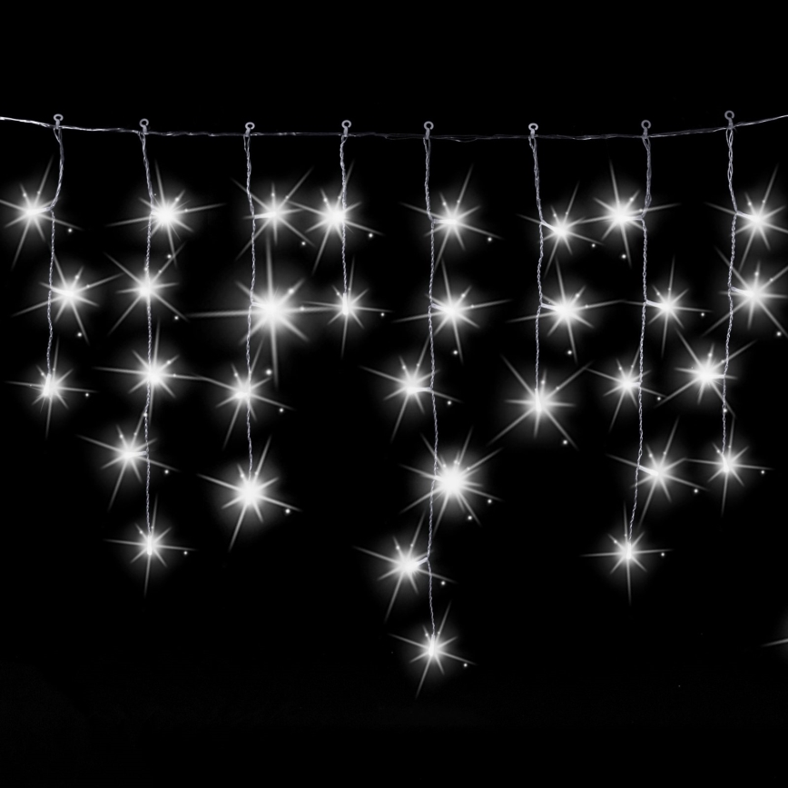 Aigostar - LED Außen-Weihnachtslichterkette 200xLED 8x0,6m IP44 kaltweiß