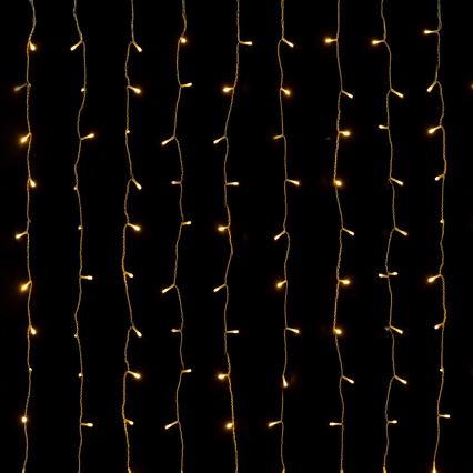 Aigostar - LED Außen-Weihnachtslichterkette 234xLED/8 Funktionen 1,2x1,8 m IP44 warmweiß
