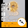 Aigostar - LED-Außen-Weihnachtslichterkette 300 LEDs/8 Funktionen 18 m IP44 warmweiß