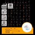 Aigostar - LED-Außen-Weihnachtslichterkette 300 LEDs/8 Funktionen 3xAA 6x3m IP44 warmweiß