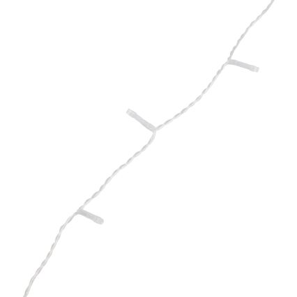 Aigostar - LED-Außen-Lichterkette 300xLED/8 Funktionen 3x1m IP44 kaltweiß + Fernbedienung