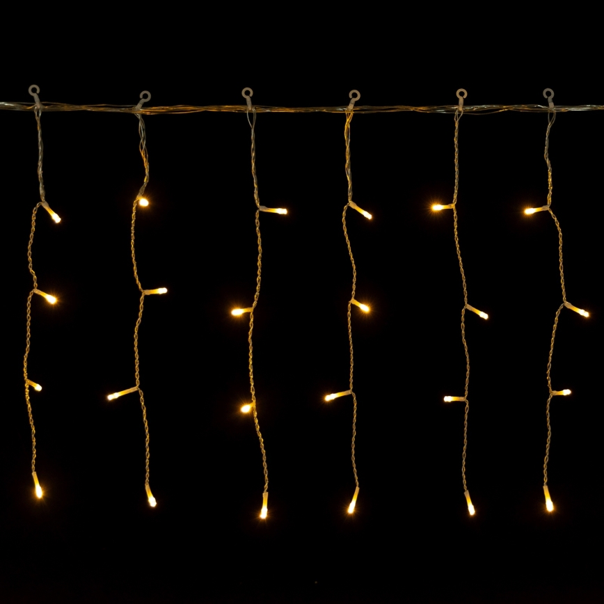 Aigostar - LED Außen-Weihnachtslichterkette 300xLED/8 Funktionen 18x0,4m IP44 warmweiß