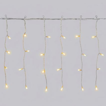 Aigostar - LED Außen-Weihnachtslichterkette 300xLED/8 Funktionen 18x0,4m IP44 warmweiß