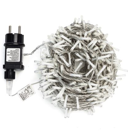 Aigostar - LED-Außen-Weihnachtslichterkette, 400 LEDs, 8 Funktionen, 20 m, IP44, warmweiß