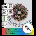 Aigostar - LED-Außen-Weihnachtslichterkette 400xLED/8 Funktionen 13 m IP44 mehrfarbig
